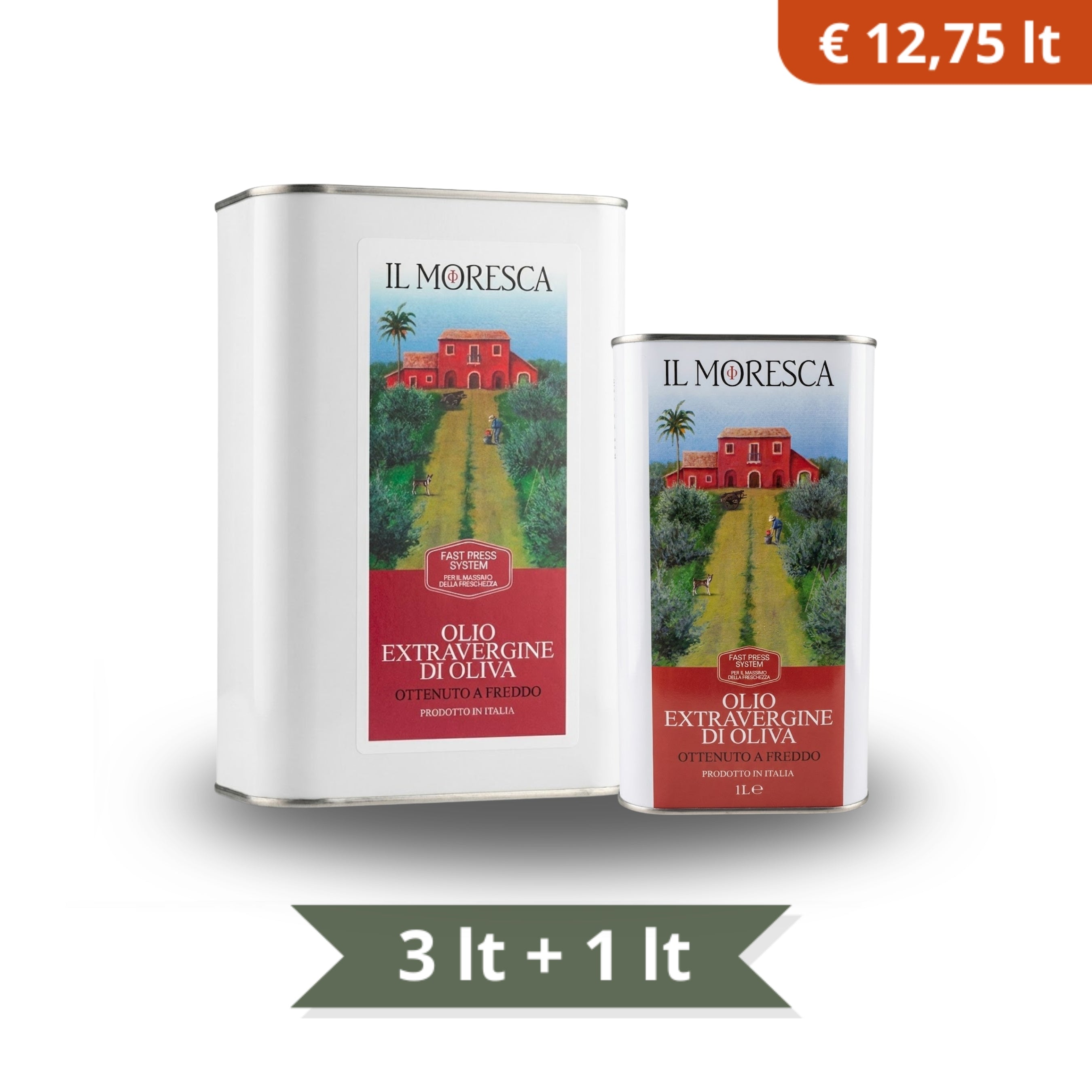 BOX: 2 ist besser als 1: Moresca 3 Liter + Moresca 1 Liter