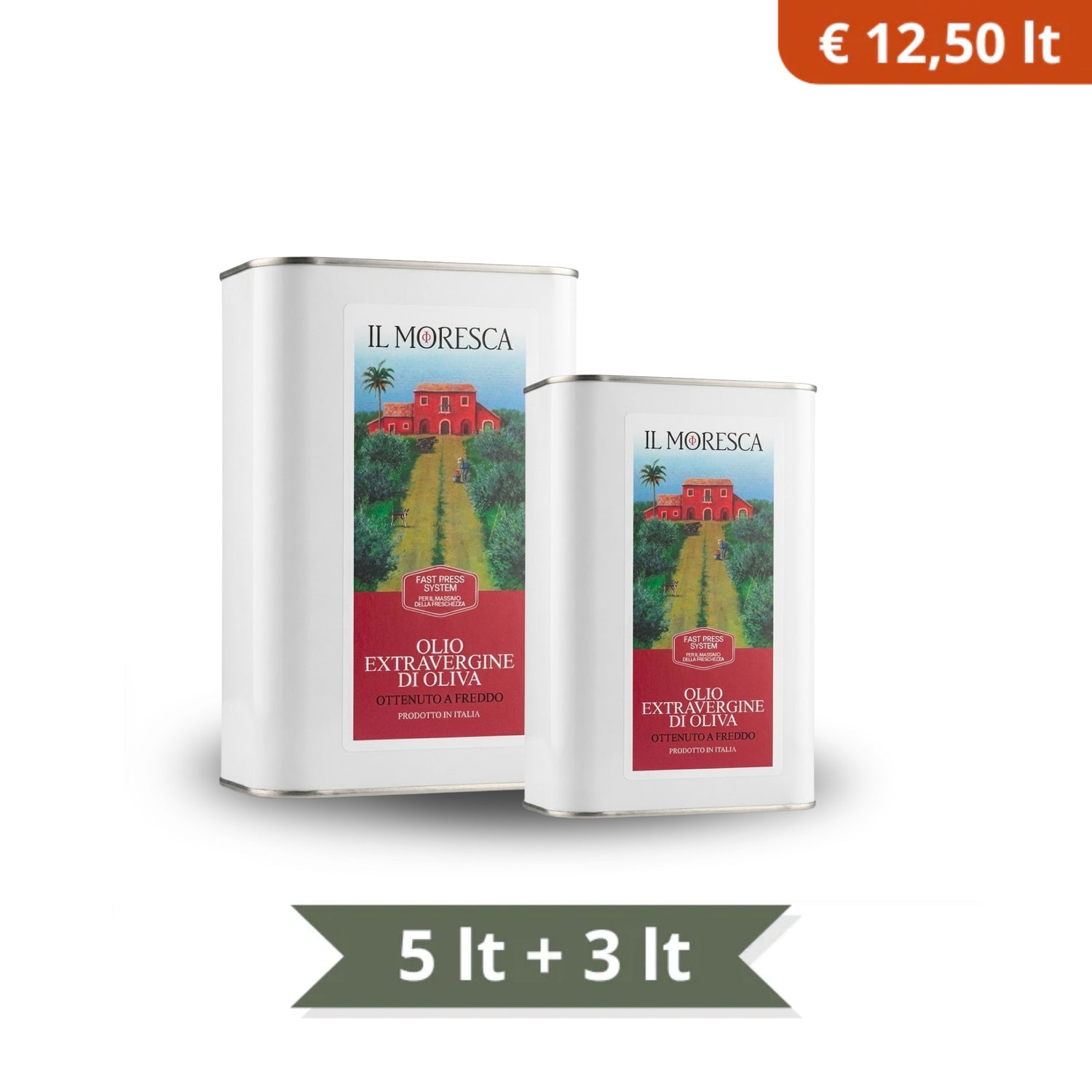 BOX: 2 è Meglio di 1 : Moresca 5 litri + Moresca 3 litri