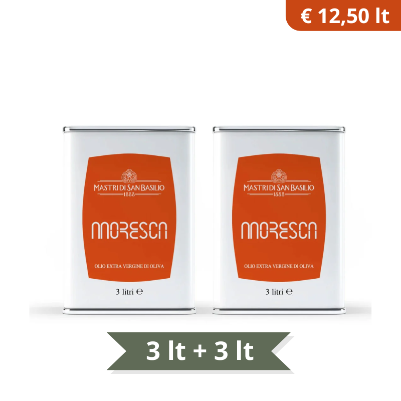 BOX: 2 is better than 1: Moresca 3 liters + Moresca 3 liters
