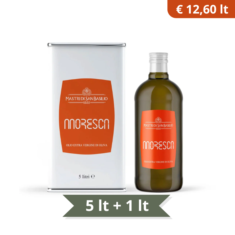 BOX: 2 is better than 1: Moresca 5 liters + Moresca 1 liter
