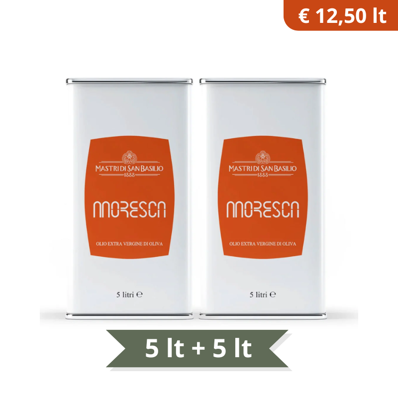 BOX: 2 is better than 1: Moresca 5 liters + Moresca 5 litres